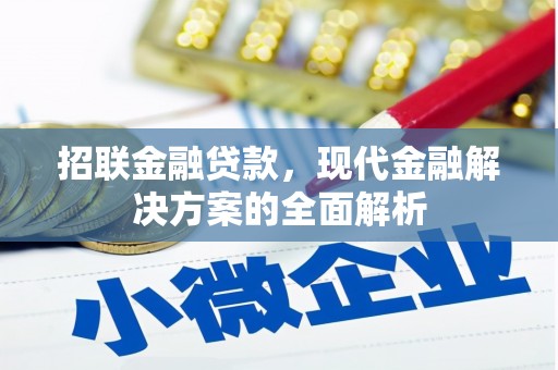 农安招联金融贷款，现代金融解决方案的全面解析