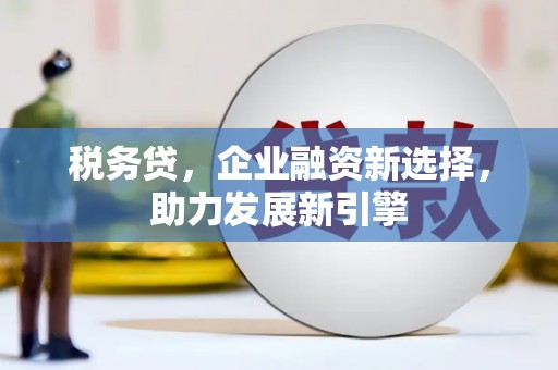农安税务贷，企业融资新选择，助力发展新引擎