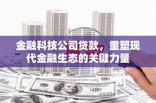 农安金融科技公司贷款，重塑现代金融生态的关键力量