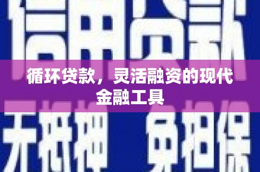 农安循环贷款，灵活融资的现代金融工具